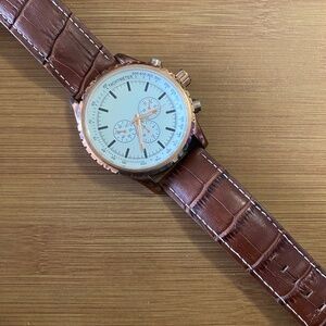 Aldo Men’s Rose Gold Chronograph Watch – S-7072 – Elegant Wedding Guest Style